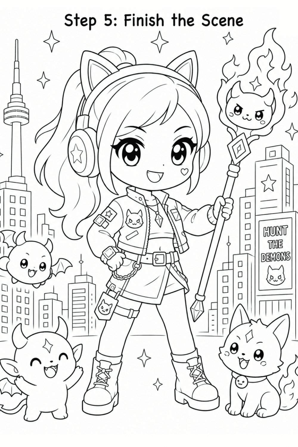 Add Background and Extra Details illustration